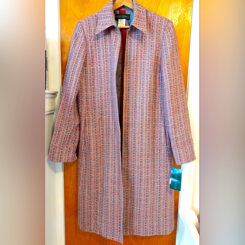 Harvé Benard Tweed Coachman Coat